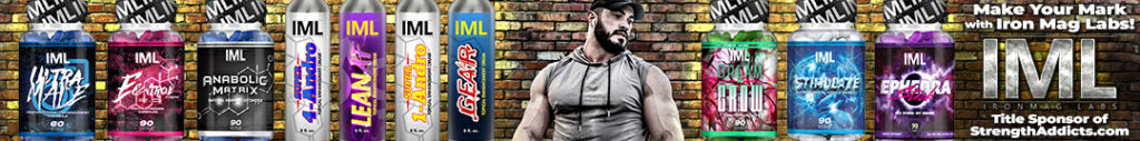 Make Your Mark with IML IronMagLabs.com - Title sponsor of StrengthAddicts.com